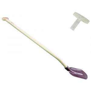 DeWit schep Drents 00 1/2 gebogen met 120 cm essen T-steel 23046