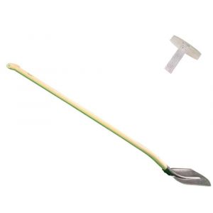 DeWit schep Drents 0 3/4 gebogen met 120 cm essen T-steel 23126