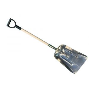 DeWit aluminium graanschop 31 cm breed 80 cm steel met kunststof D-greep 23461
