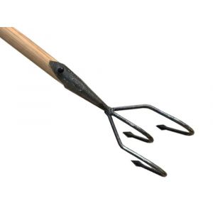 DeWit tuinwoeler met 3 gesmede tanden met 140 cm steel 23820