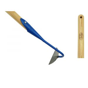DeWit hak halve maan gesmeed 16 cm blauw met steel 140 cm 351615