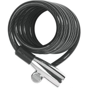 Abus kabel spiraalslot zwart 1950/180 LL BLACK 10496