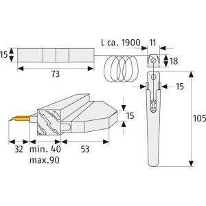 Abus rolluikvergrendeling RS 77W C 00823