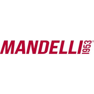 Mandelli1953 1801L PP33 deurkruk gatdeel op rozet 51x6 mm linkswijzend mat zwart TH51801ZB0200
