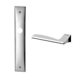 Mandelli1953 1030L Link deurkruk gatdeel linkswijzend op langschild 240x40 mm blind chroom TH51030CB0200