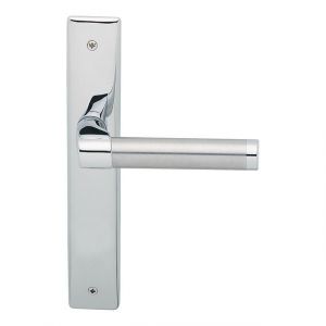 Mandelli1953 360 WC63/8 Tuc deurkruk op langschild WC63/8 chrome-mat chroom TH50360CB-CA0885