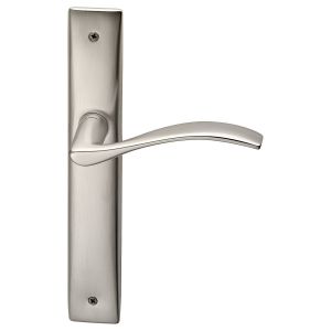 Mandelli1953 710 WC63/8 Zen deurkruk op langschild 240x40 mm WC63/8 mat nikkel TH50710NA0885