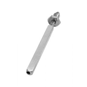 GPF Bouwbeslag AG0075 wisselstift excentrisch vast-draaibaar M10x35 mm 8x8x100 mm voor deurdikte 56 mm AG0075