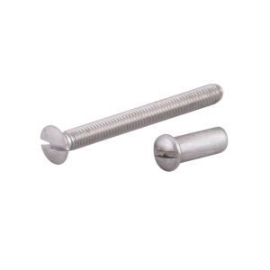 GPF Bouwbeslag AG0350 RVS patentbout met huls M4x40 mm voor deurdikte 38-43 mm RVS geborsteld AG0350