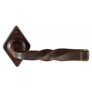 Utensil Legno FM027R M RSB deurkurk gatdeel op rozet 70x45 mm met veer gepatenteerd systeem rechtswijzend roest TH700277M300