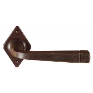 Utensil Legno FM044R M RSB deurkurk gatdeel op rozet 70x45 mm met veer gepatenteerd systeem rechtswijzend roest TH700447M300