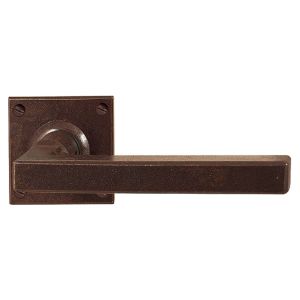 Utensil Legno FM364R M RSB deurkurk gatdeel op rozet 50x50 mm met veer gepatenteerd systeem rechtswijzend roest TH703647M300