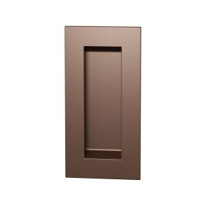 GPF Bouwbeslag Anastasius GPF0717.A2A schuifdeurkom rechthoekig 102x51 mm Bronze blend GPF0717A2000A