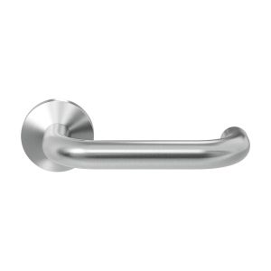 GPF Bouwbeslag RVS GPF1005.09-00 Hoa deurkruk op rond rozet 50x8 mm RVS geborsteld GPF1005090100-00