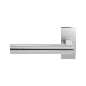 GPF Bouwbeslag RVS GPF1015.09-01L Toi deurkruk gatdeel op rechthoekig rozet RVS 70x32x10 mm linkswijzend RVS geborsteld GPF1015090200-01