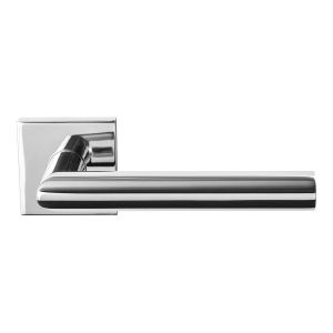 GPF Bouwbeslag RVS GPF1015.49-02R Toi L-haaks model deurkruk gatdeel 19 mm op vierkant rozet rechtswijzend RVS gepolijst GPF1015490300-02