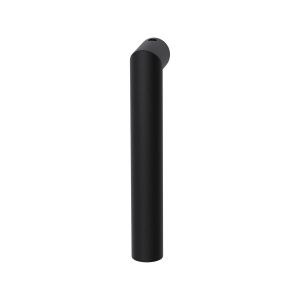 GPF Bouwbeslag ZwartWit GPF1015KL/R Toi raamkruk L-haaks model 19 mm deurkruk gatdeel korte nek links-rechtswijzend zwart GPF101561K200