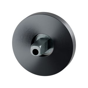 GPF Bouwbeslag PVD GPF1100.P1.0400 rozet rond 50x8 mm met vastgelaste knopvastzetter PVD antraciet GPF1100P10400