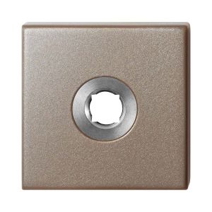 GPF Bouwbeslag Anastasius 1102.A3 R vierkant click rozet 50x50x8 mm rechtswijzend Mocca blend GPF1102A30300