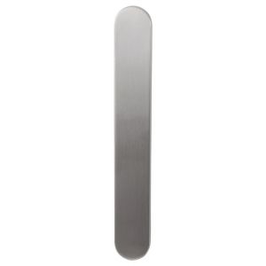 GPF Bouwbeslag RVS GPF1200.70 PC55 langschild XL afgerond 282x40x8,5 mm zonder krukgat PC55 RVS geborsteld GPF120070132
