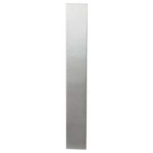 GPF Bouwbeslag RVS GPF1200.75 PC85 langschild XL rechthoekig 282x40x8,5 mm zonder krukgat PC85 RVS geborsteld GPF120075152