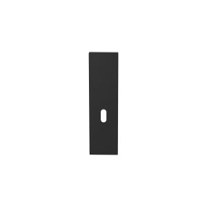GPF Bouwbeslag ZwartWit GPF1215.61L/R BB56 kortschild gatdeel rechthoekig 169x46x8,5 mm zonder krukgat BB56 links-rechtsdraaiend zwart GPF1215610201