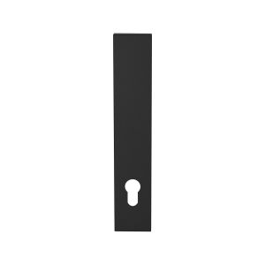 GPF Bouwbeslag ZwartWit GPF1225.61L/R PC92 langschild gatdeel rechthoekig 218x40x8.5 mm zonder krukgat PC92 links-rechtsdraaiend zwart GPF1225610262