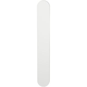 GPF Bouwbeslag ZwartWit GPF1270.62L/R PC55 langschild gatdeel XL afgerond 282x40x8,5 mm zonder krukgat PC55 links-rechtsdraaiend wit GPF1270620232
