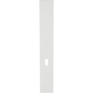 GPF Bouwbeslag ZwartWit GPF1275.62L/R BB56 langschild gatdeel XL rechthoekig 282x40x8,5 mm zonder krukgat BB56 links-rechtsdraaiend wit GPF1275620201