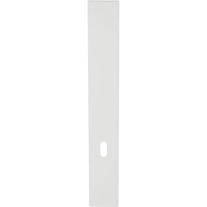 GPF Bouwbeslag ZwartWit GPF1275.62L/R BB72 langschild gatdeel XL rechthoekig 282x40x8,5 mm zonder krukgat BB72 links-rechtsdraaiend wit GPF1275620211