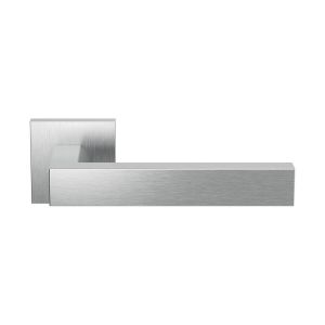 GPF Bouwbeslag RVS GPF1304.02 Tapu deurkruk op vierkant rozet 50x8 mm RVS geborsteld GPF1304090100-02