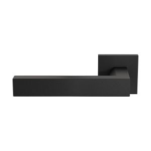 GPF Bouwbeslag ZwartWit GPF1304.61.02L Tapu deurkruk gatdeel op vierkant rozet zwart 50x8 mm linkswijzend zwart GPF1304610200-02
