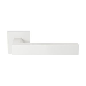 GPF Bouwbeslag ZwartWit GPF1304.62-02 Tapu deurkruk op vierkant rozet 50x8 mm wit GPF1304620100-02