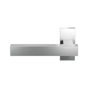 GPF Bouwbeslag RVS GPF1307.01L Toro+ deurkruk gatdeel op rechthoekig rozet RVS 70x32x10 mm linkswijzend RVS geborsteld GPF1307090200-01