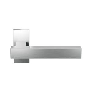 GPF Bouwbeslag RVS GPF1307.01R Toro+ deurkruk gatdeel op rechthoekig rozet RVS 70x32x10 mm rechtswijzend RVS geborsteld GPF1307090300-01