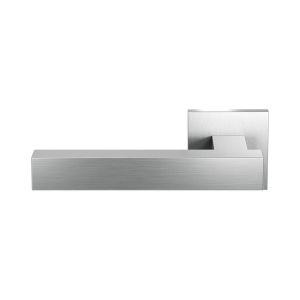 GPF Bouwbeslag RVS GPF1307.02L Toro+ deurkruk gatdeel op vierkant rozet RVS 50x50x8 mm linkswijzend RVS geborsteld GPF1307090200-02