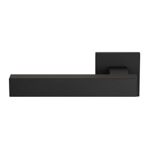 GPF Bouwbeslag ZwartWit GPF1307.61-02L Toro+ deurkruk gatdeel op vierkant rozet 50x50x8 mm linkswijzend zwart GPF1307610200-02