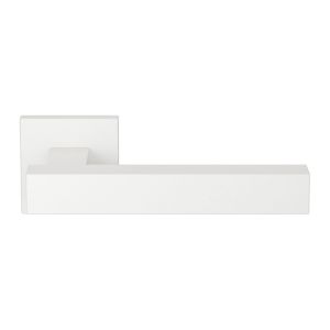 GPF Bouwbeslag ZwartWit GPF1307.62-02 Toro+ deurkruk op vierkant rozet wit 50x50x8 mm wit GPF1307620100-02