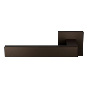 GPF Bouwbeslag Anastasius 1308.A1-02L Zika deurkruk linkswijzend op vierkant rozet 50x50x8 mm Dark blend GPF1308A10200-02