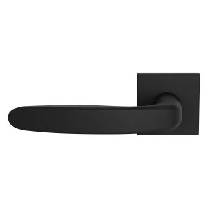 GPF Bouwbeslag ZwartWit Taka deurkruk gatdeel op vierkant rozet 50x8 mm linkswijzend zwart GPF1310610200-02