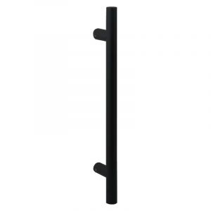 GPF Bouwbeslag ZwartWit GPF8664.61 deurgreep GPF16 25x450/350 mm zwart met enkel- en dubbelzijdige bevestiging GPF866461716