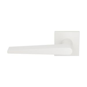 GPF Bouwbeslag ZwartWit GPF2060.62-02L Piko deurkruk gatdeel op vierkant rozet 50x8 mm linkswijzend wit GPF2060620200-02