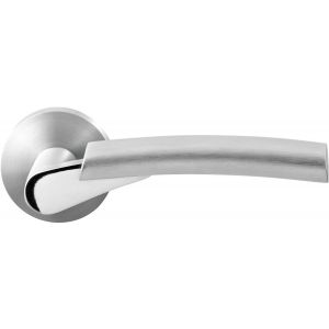 GPF Bouwbeslag RVS GPF3030.00R Hine deurkruk gatdeel op rond rozet 50x8 mm rechtswijzend RVS geborsteld GPF303009-490300-00