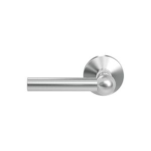 GPF Bouwbeslag RVS GPF3040.09-00L/R Hipi deurkruk gatdeel op rond rozet RVS 50x8 mm links-rechtswijzend RVS geborsteld GPF3040090200-00