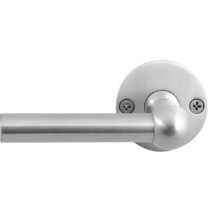 GPF Bouwbeslag RVS GPF3040.09-06L/R Hipi deurkruk gatdeel op rond rozet RVS 50x2 mm links-rechtswijzend RVS geborsteld GPF3040090200-06