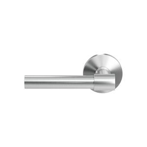 GPF Bouwbeslag RVS GPF3041.09-00L/R Hipi Deux deurkruk gatdeel op rond rozet RVS 50x8 mm links-rechtswijzend RVS geborsteld GPF3041090200-00