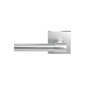 GPF Bouwbeslag RVS GPF3041.02L Hipi Deux deurkruk gatdeel op vierkant rozet 50x50x8 mm linkswijzend RVS geborsteld GPF3041090200-02
