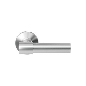 GPF Bouwbeslag RVS GPF3042.09-00 Hipi Deux+ deurkruk op rond rozet RVS 50x8 mm RVS geborsteld GPF3042090100-00