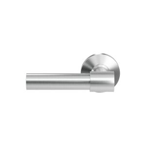 GPF Bouwbeslag RVS GPF3042.09-00L/R Hipi Deux+ deurkruk gatdeel op rond rozet RVS 50x8 mm links-rechtswijzend RVS geborsteld GPF3042090200-00