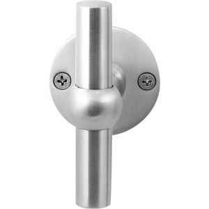 GPF Bouwbeslag RVS GPF3045.09-06 Hipi kruiskruk op rond rozet 50x2 mm RVS geborsteld GPF3045090100-06